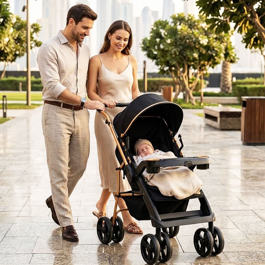 Carrinho Bebe Berço Conforto Bolt Luxo Preto Regulavel Rodas