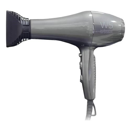 Secador De Cabelo Profissional Ws Super Liss 2800w Íon Jato Frio Cinza 220v