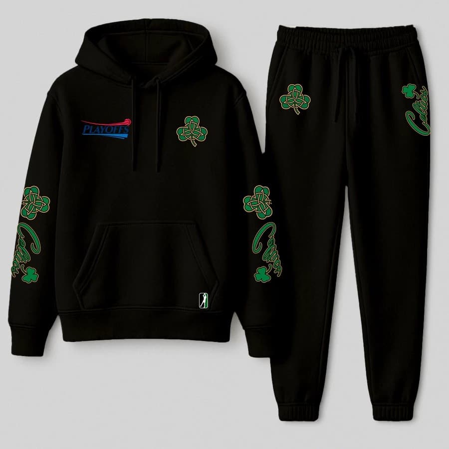Conjunto Moletom Canguru Masculino Boston Blusa De Frio + Calça Moletom Estampados Unissex Outono/Inverno