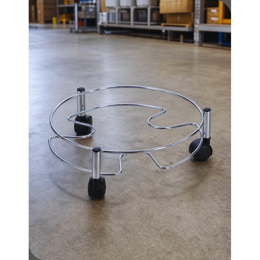 Suporte Giratório Multiuso Cromado Arthi Organizador Cozinha Banheiro e Escritório Base Estável 31cm