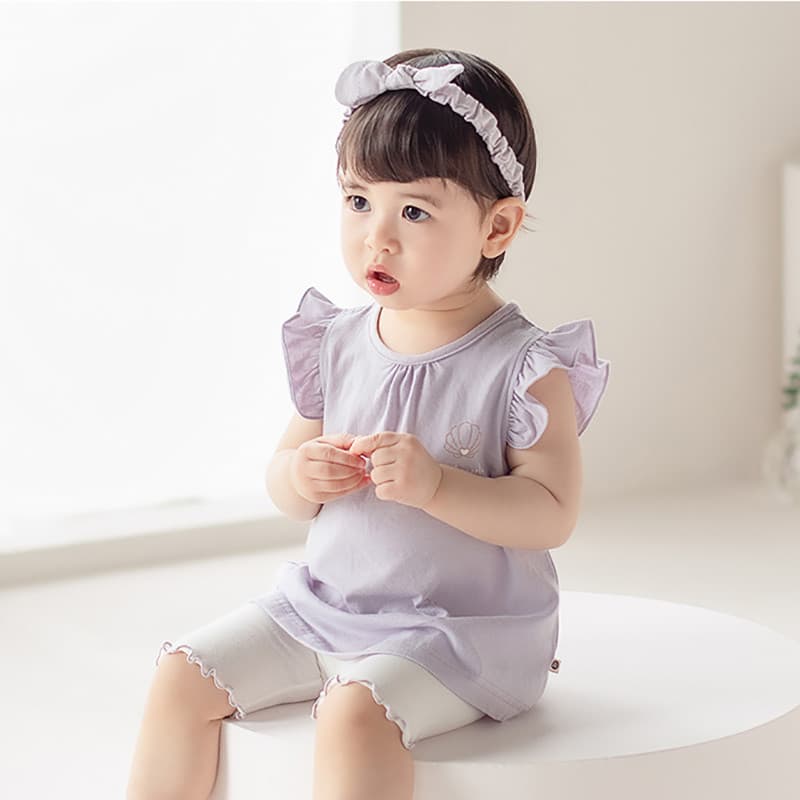 Coreano bebê menina roupas de verão fino menina terno camiseta Leggings terno de 2 peças bonito princesa menina roupas d