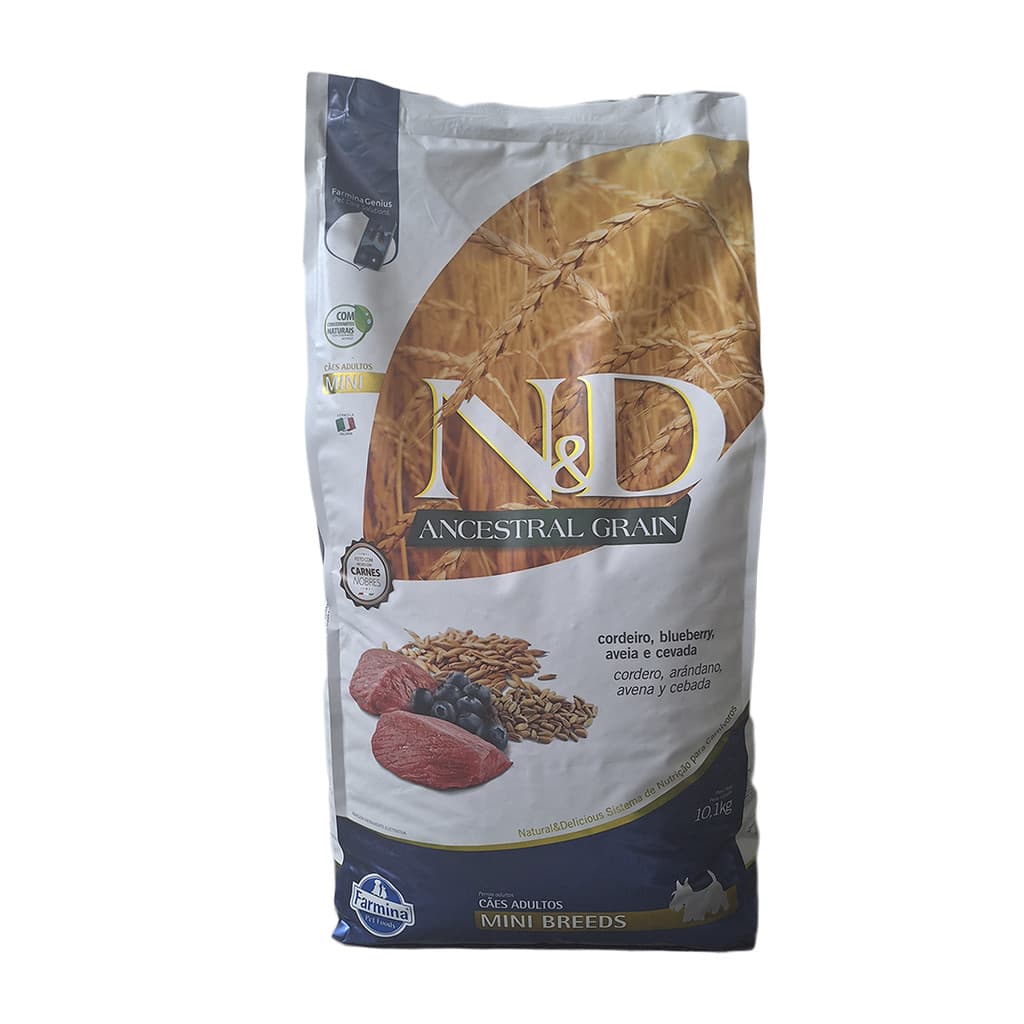 Ração N&D Ancestral Canine Cachorro Adulto Mini Breeds 10,1Kg