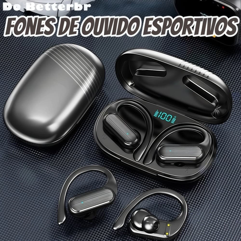 A520 Fones De Ouvido Controle Toque Bluetooth 5.3 HiFI Estéreo À Prova Dwireless Água TWS Fone Esportes Sem Fio Co