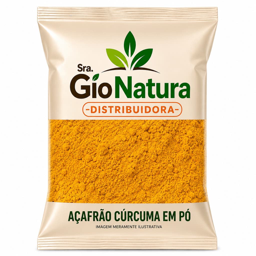 Açafrão Cúrcuma em Pó Puro Premium 2kg 1kg 500g 300g 250g com laudo