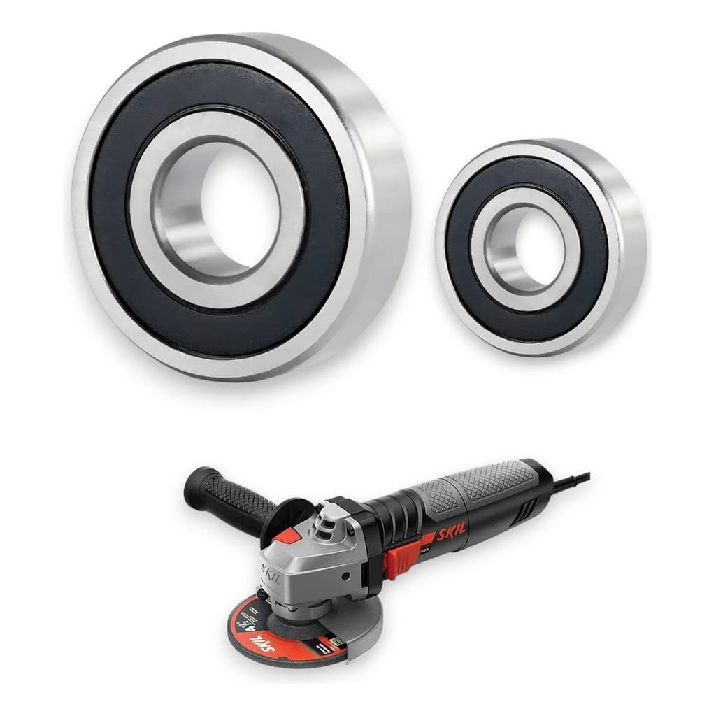 Par Rolamento De Esmerilhadeira Skil 9004/9002 607 Rs 629 Rs