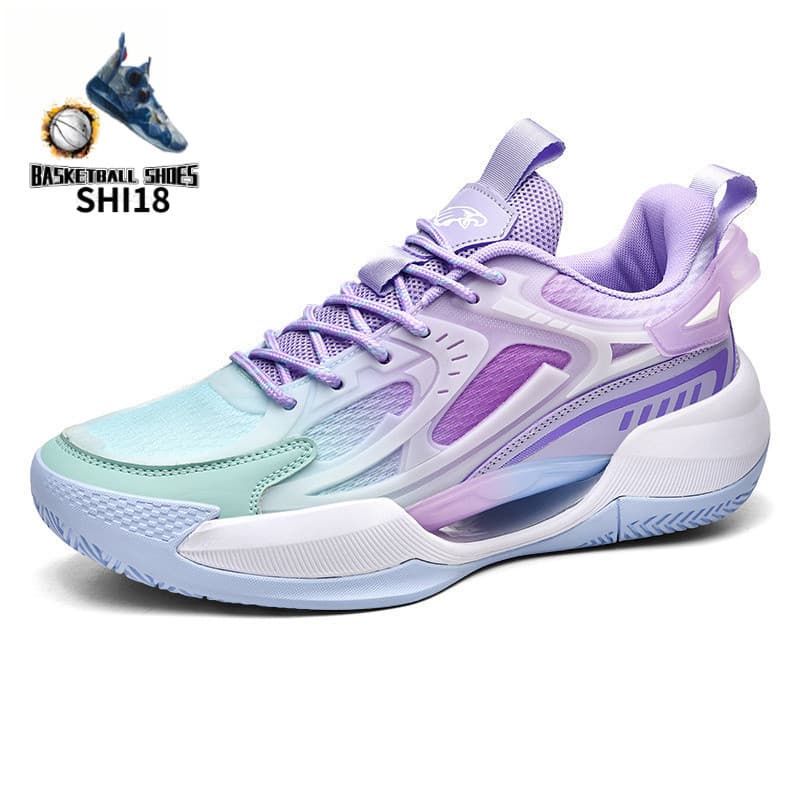 [Luminoso] Tênis De Basquete De Malha Feminino Masculino Calçados Esportivos Corrida Marca