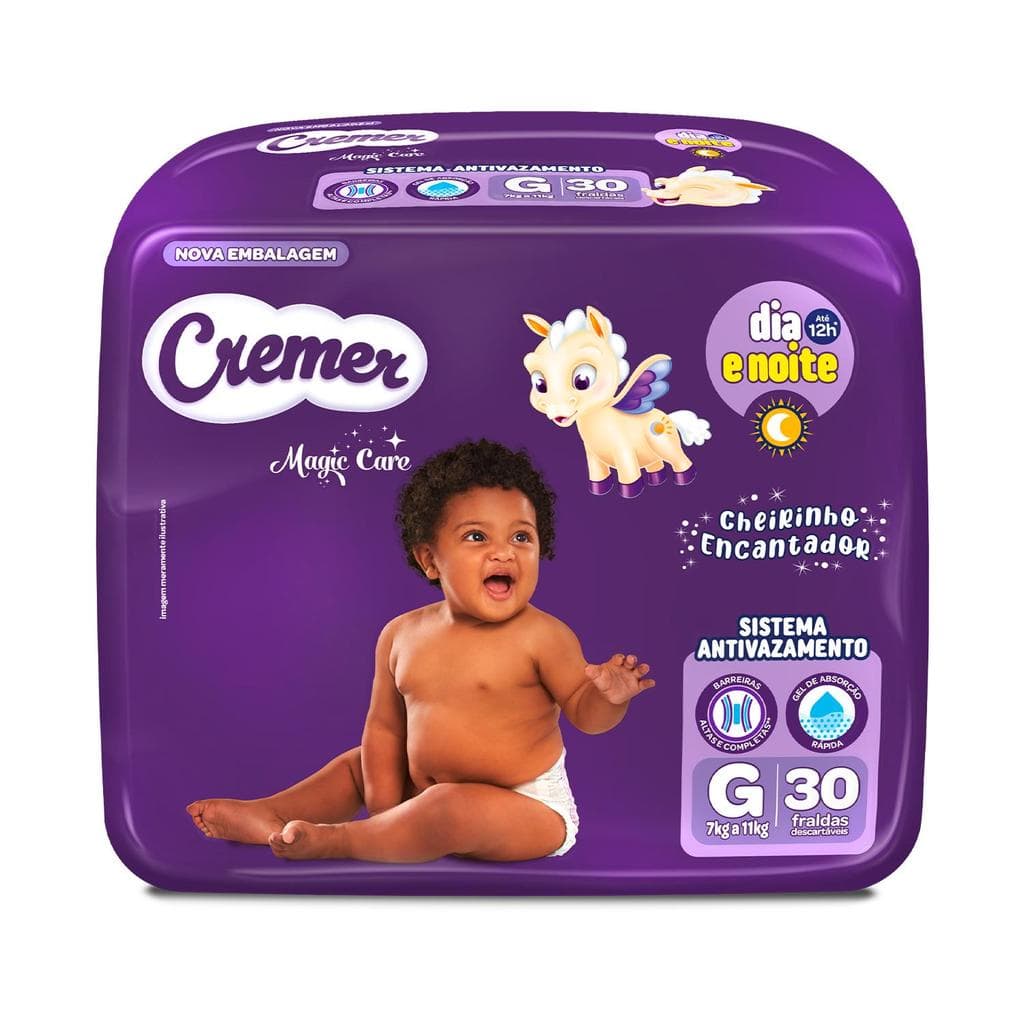 Fralda Cremer Econômica G 30 Unidades