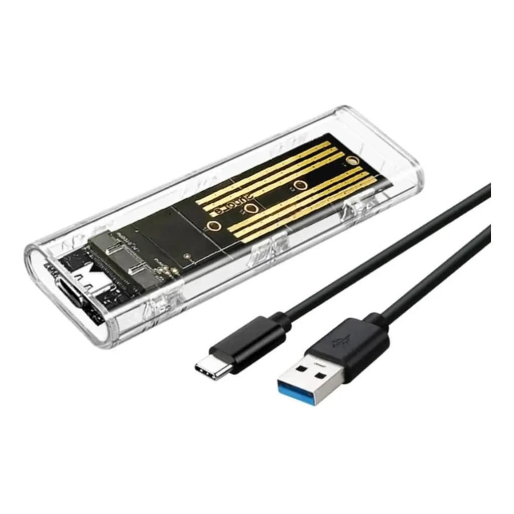 Case Externo Para Ssd Nvme M.2 10gbps Typec Ultra Mac Intel USB3.1 fy-879