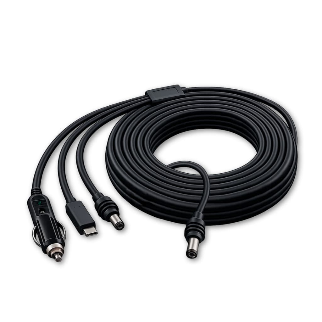 Cabo Carregador Veicular Adaptador 3 em 1 Starlink Mini 3m