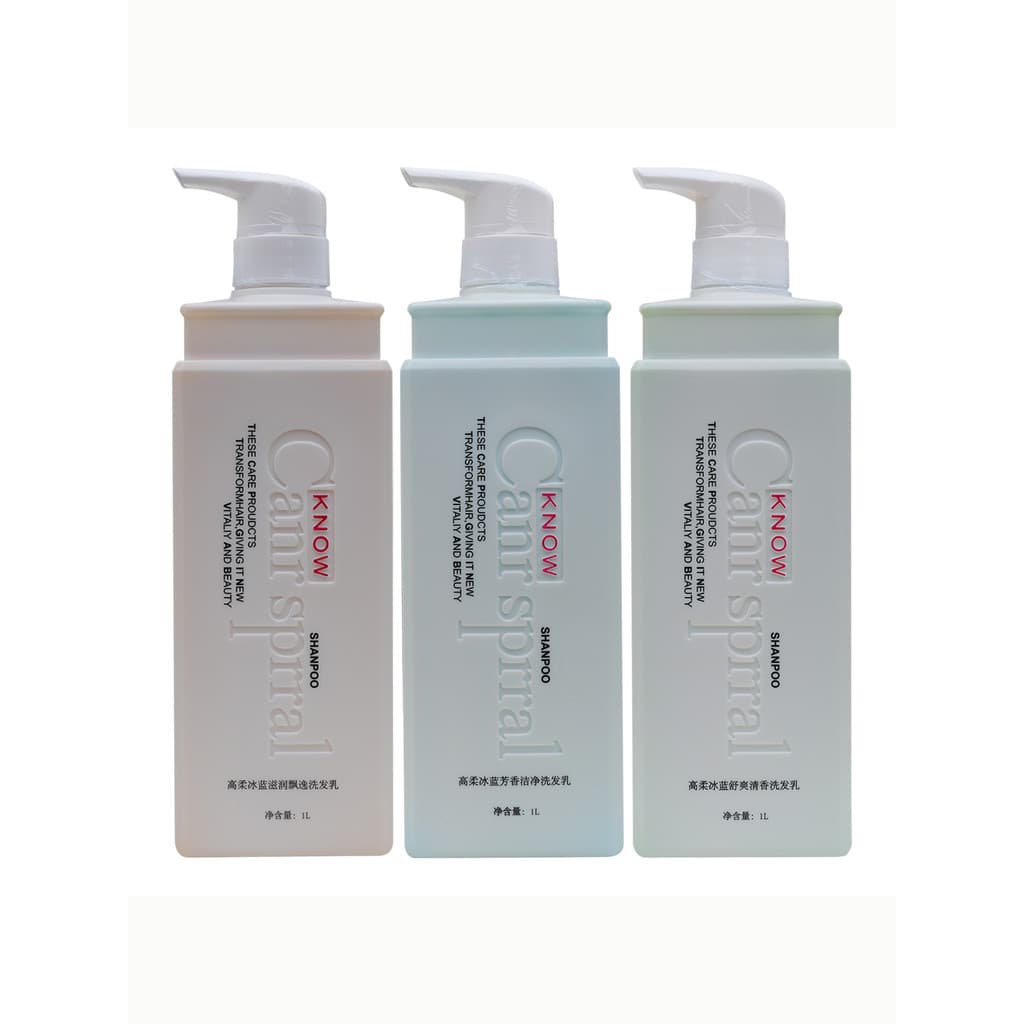 Genuíno alto macio gelo azul hidratante elegante Aroma limpeza refrescante fragrância shampoo Anti-caspa controle de óle