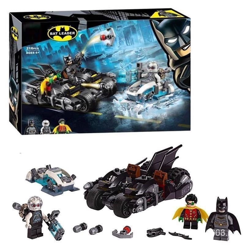 Novo produto em estoque compatível com os blocos de montar Lego Superhero Series Batman vs Frozen Man 76118.
