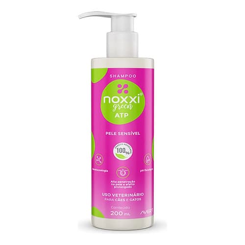 Shampoo Avert Noxxi Atp Para Cães E Gatos 200ml Neutra