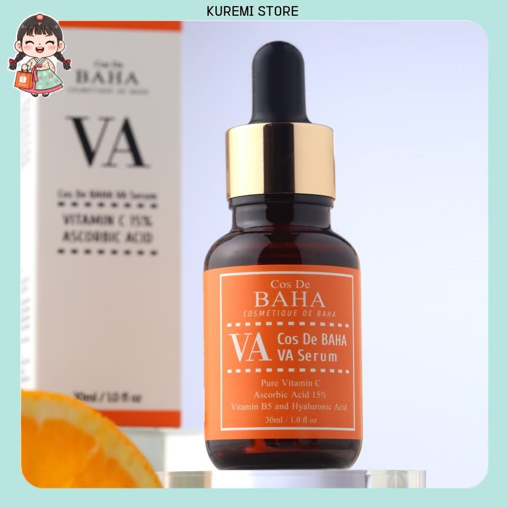 [Cos De BAHA] Brilho Radiante: Sérum Vitamina C 15% 30ml | Ampola Iluminadora para Tom Uniforme