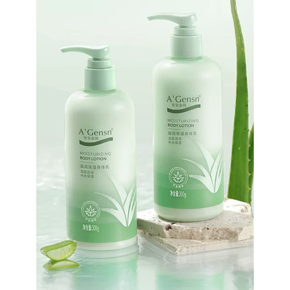 Anjin Pure Aloe Vera Loção Corporal Hidratante 300g Hidratante Hidratante Corporal Fragrância Hidratante Masculino Femin