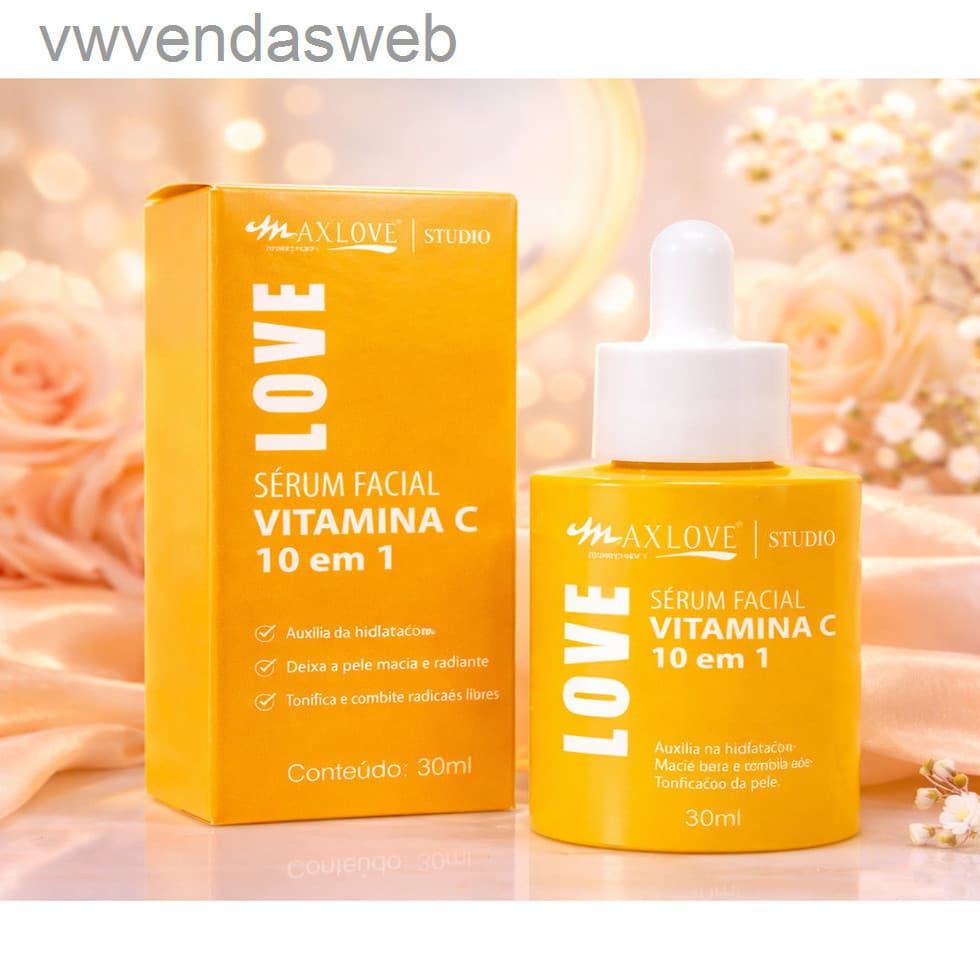 Sérum Vitamina C 10 em 1 Max LoveK9P5U4KU