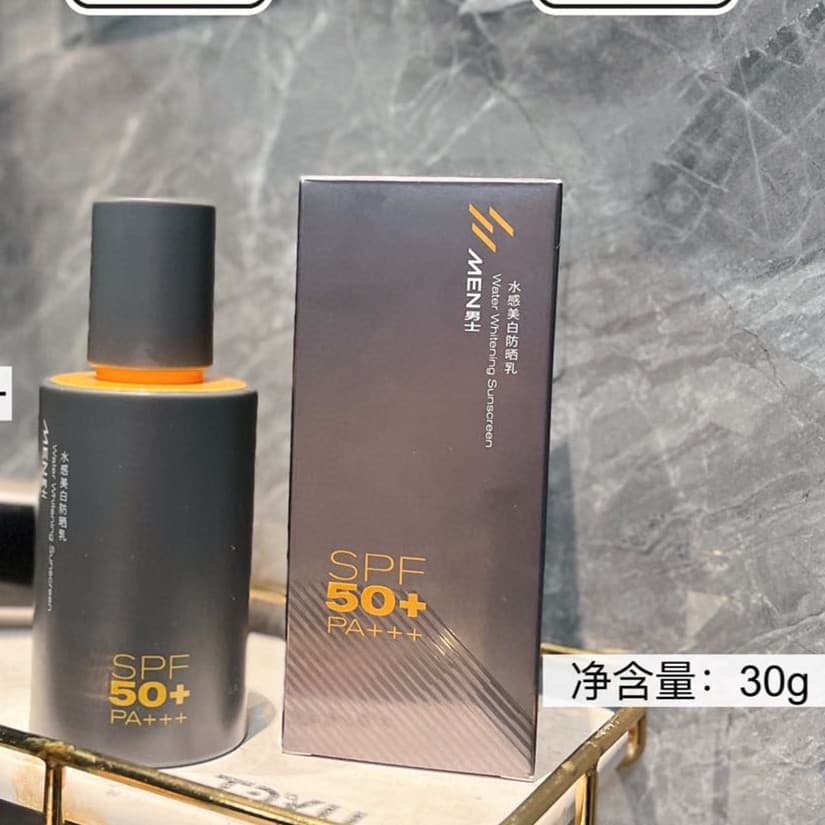 Loção protetora solar branqueadora de água masculina Liyatang FPS50 + protetor solar Facial de alta potência isolamento 