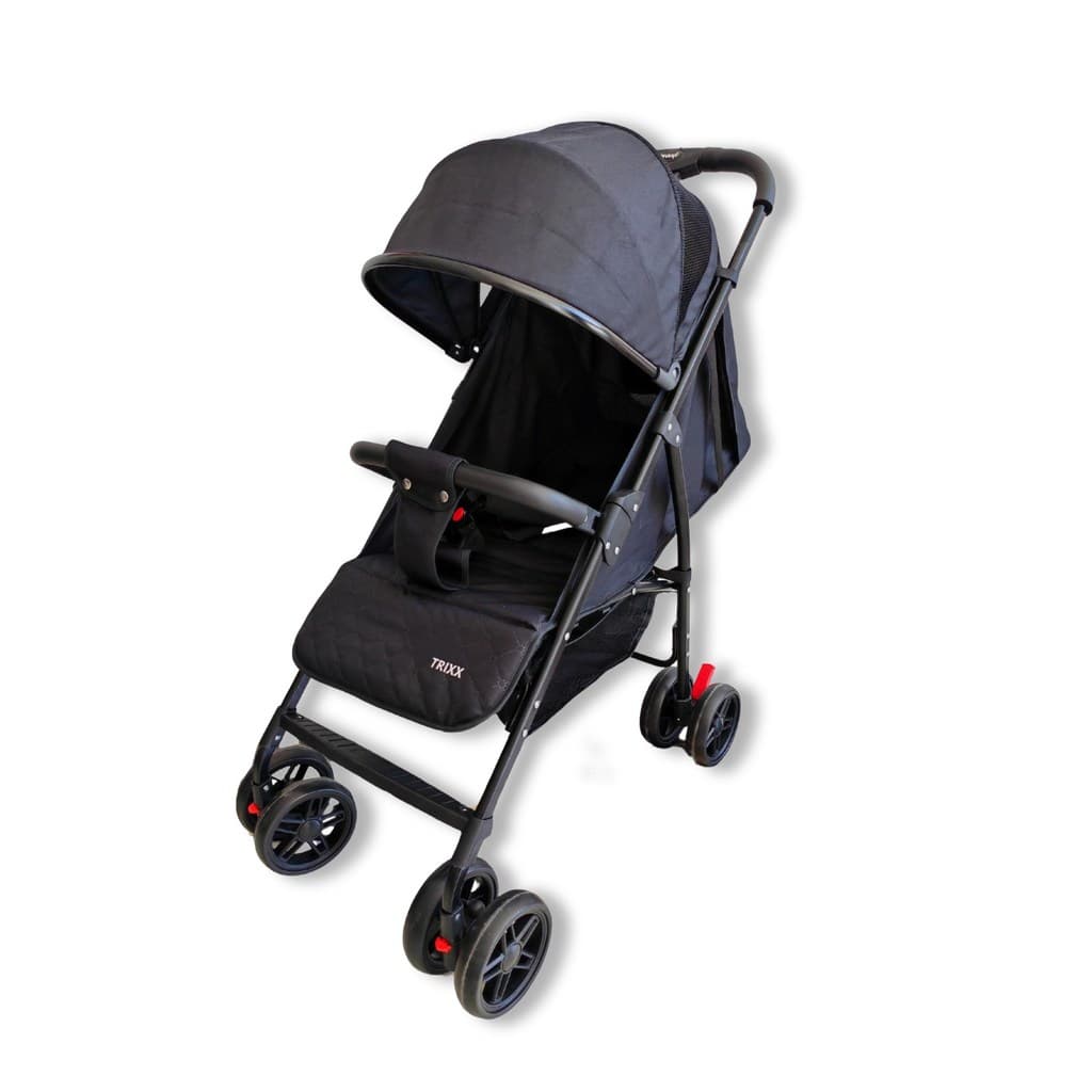 Carrinho De Bebê Compacto Avanti Trixx Preto Fechamento Rápido