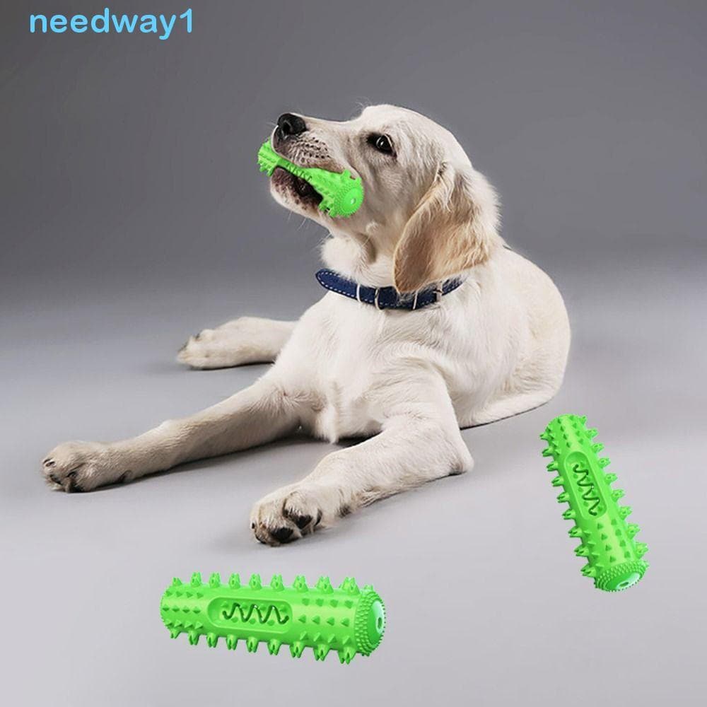 NEEDWAY Brinquedo Para Mastigar Cachorro , Bastão De Escova De Dentes Cães Com Cores Brilhantes Vocais , Brinquedos De T