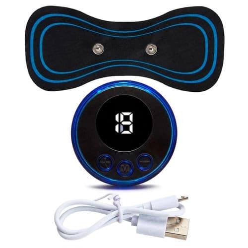 Mini Massageador Cervical Elétrico para Pescoço – Alívio de Tensão e Dor Muscular, Portátil