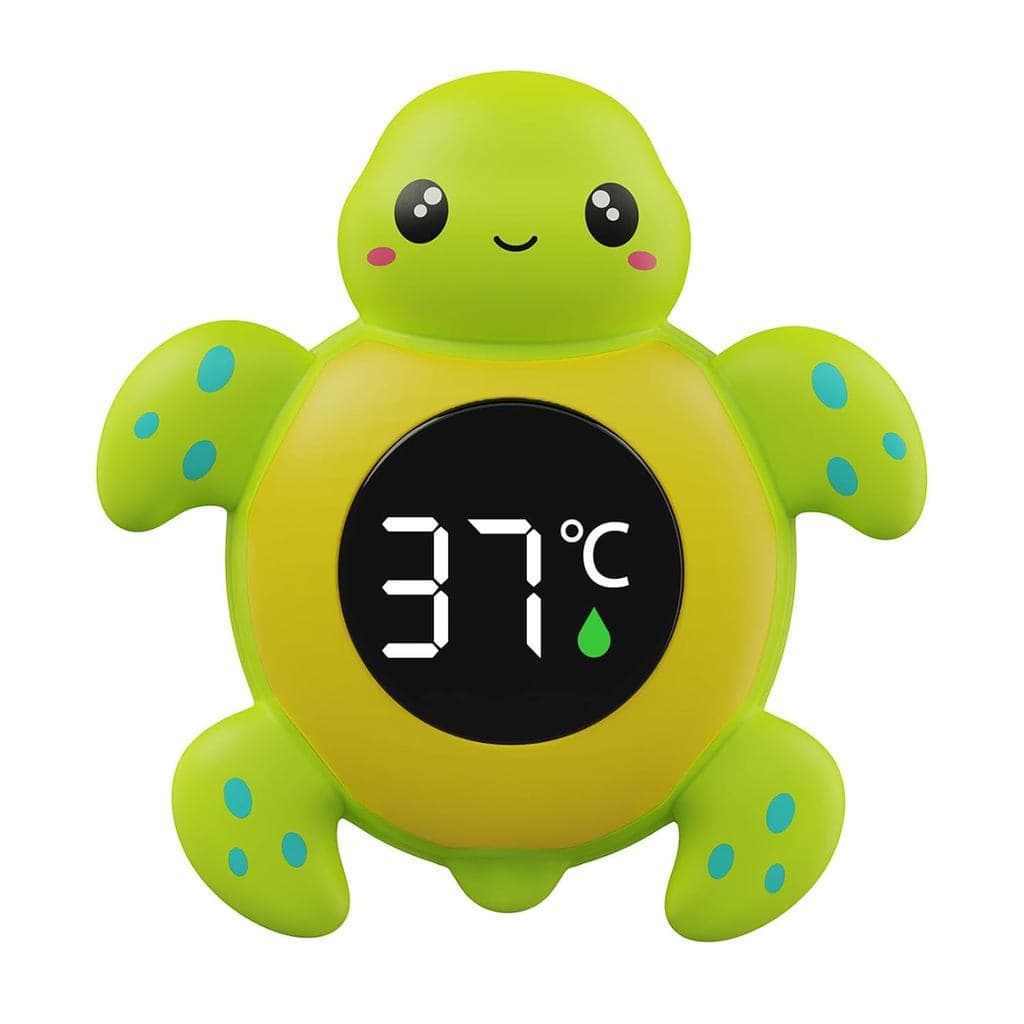 Termômetro de Banho para Bebês, Segurança Infantil, Termômetro Digital 2 em 1 para Água do Banheiro e do Quarto com Luz 