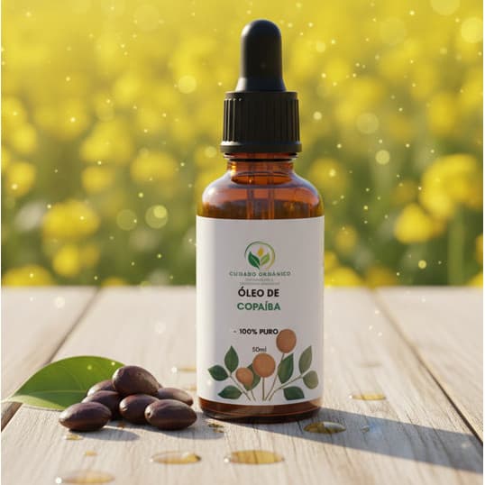 Óleo de Copaíba 100% Puro 30ml – Cicatrizante, Anti-inflamatório e Hidratante Facial
