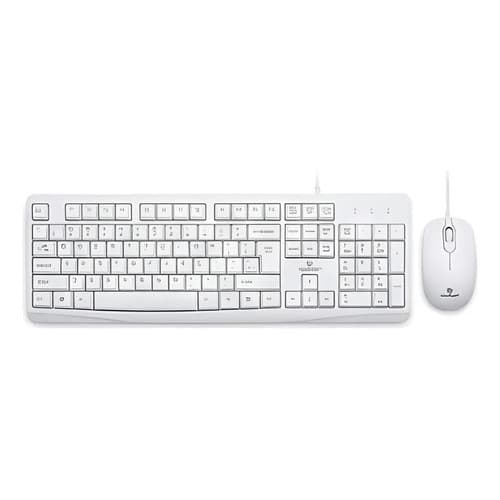 Kit Teclado Mouse Com Fio ou Sem fio Usb Slim Silencioso Macio Abnt Pc