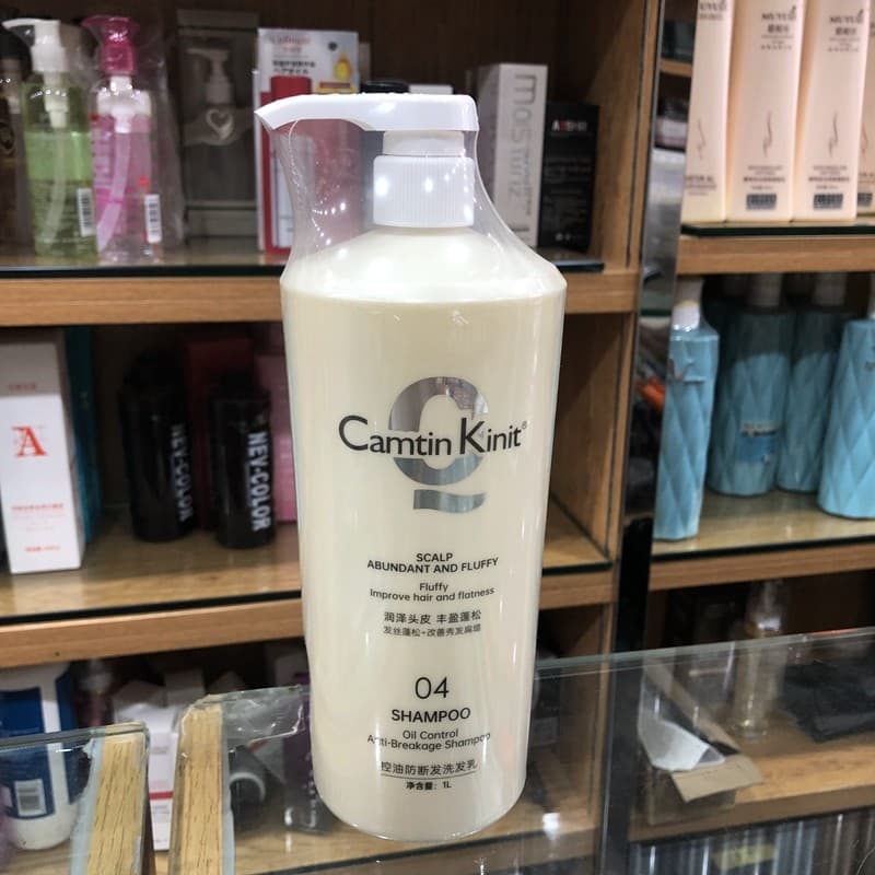 Qinye Fluffy Shampoo Salon Grande Capacidade 04 Shampoo Hidratante Suave Controle de Óleo 1.000ml