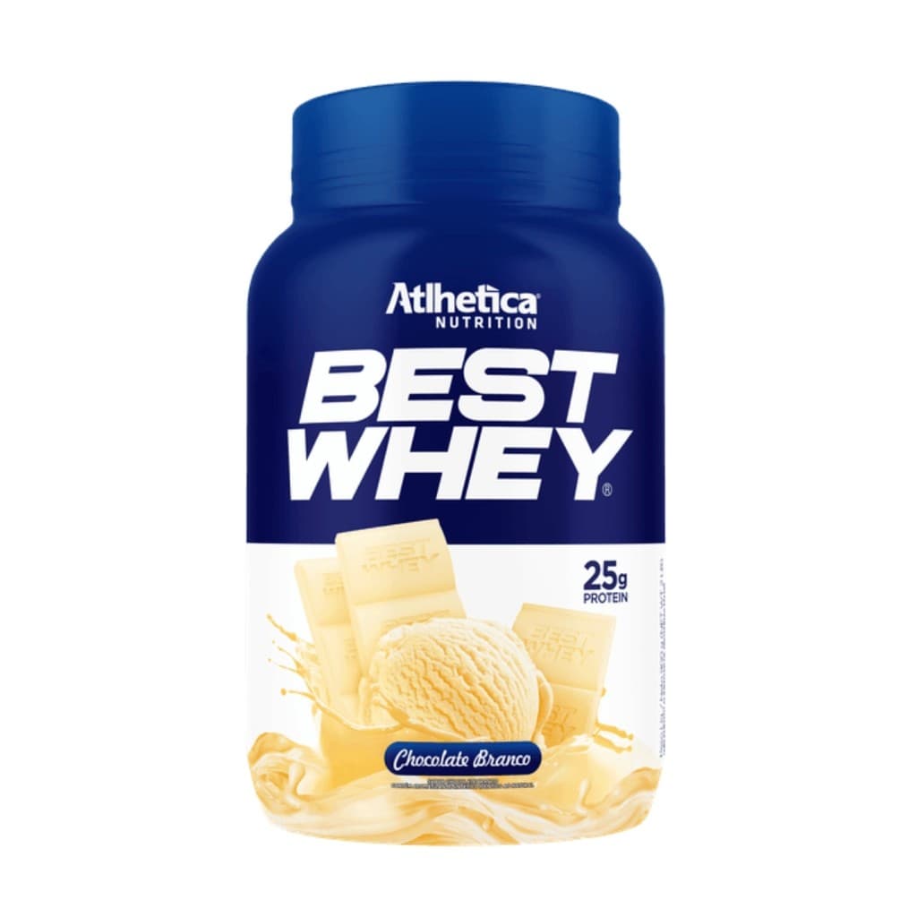 Best Whey Protein Atlhetica Nutrition 900g Chocolate Branco