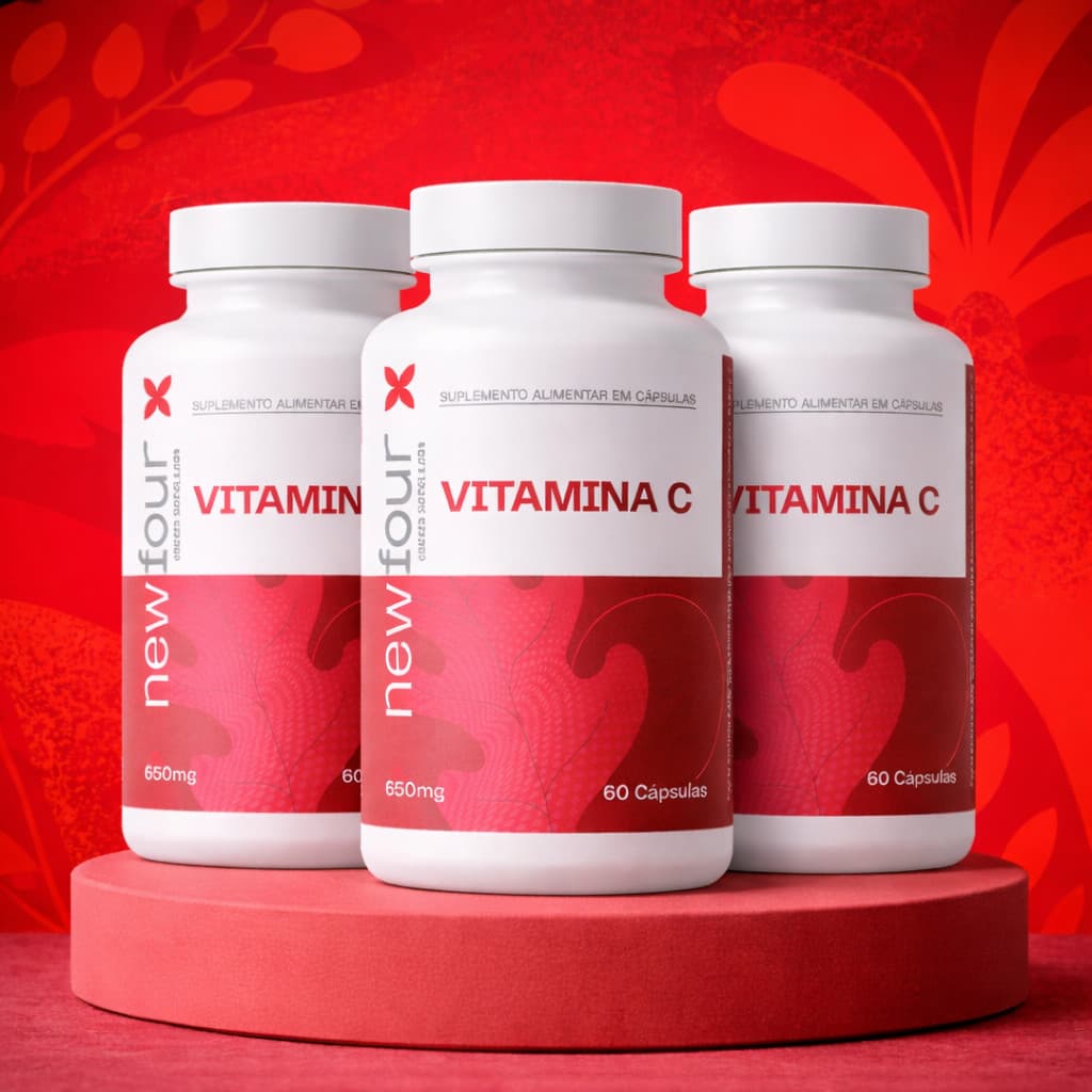Vitamina C 650mg 60 Cápsulas Suplemento Alimentar Vitamina C
