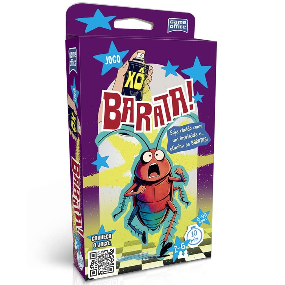 JOGO XÔ BARATA! TOYSTER BRINQUEDOS DESAFIO ESTRATÉGIA CRIANÇAS FAMÍLIA DIVERSÃO MESA RACIOCÍNIO 