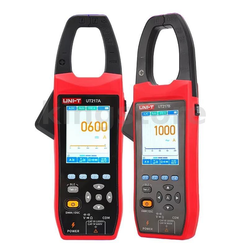 Medidor De Braçadeira UNI-T UT217A UT217B 1000V AC DC Osciloscópio 1000A True RMS Gravador Bluetooth Multímetro Digital 