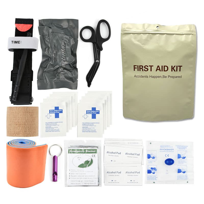 Battlefield kit de primeiros socorros kit sobrevivência kit emergência sobrevivência selvagem kit tático multifuncional 