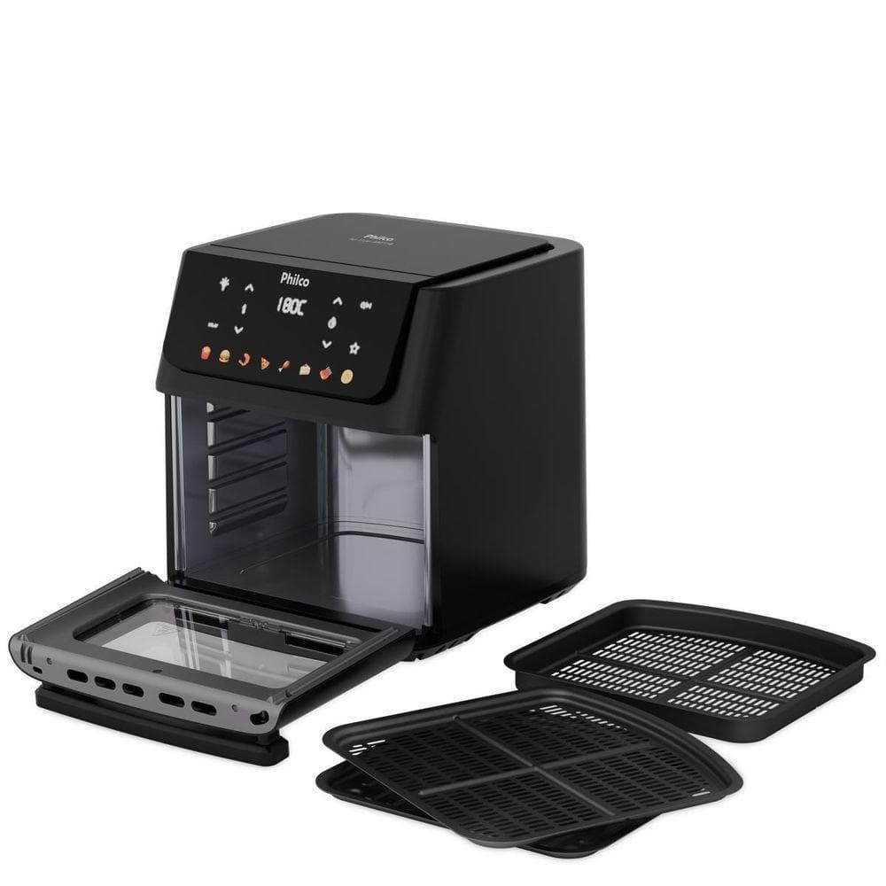 Fritadeira Air Fryer Philco PAF11B 11L 1800W Digital com 8 Funções e Timer Preto 110V