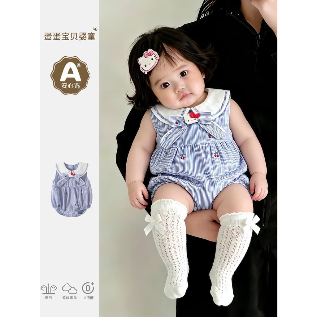 Super fofo fofo bebê menina macacão de bebê de uma peça roupas de verão roupas de bebê da moda verão mês pequeno idade c