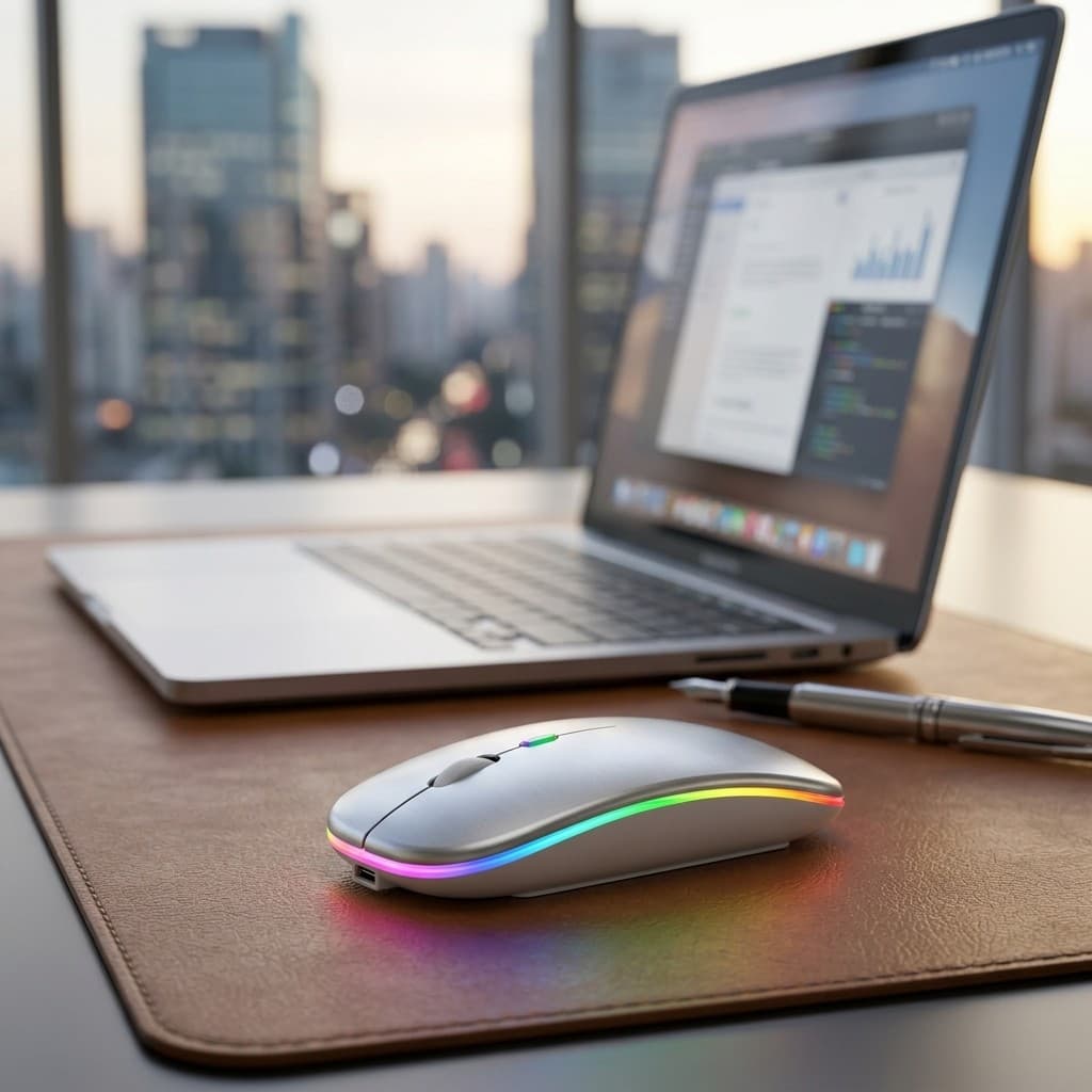 Mouse Ergonômico Mouse Sem Fio Silencioso Confortável Evita Dor No Pulso Conexão Rápida 2.4G Para Home Office Laptop