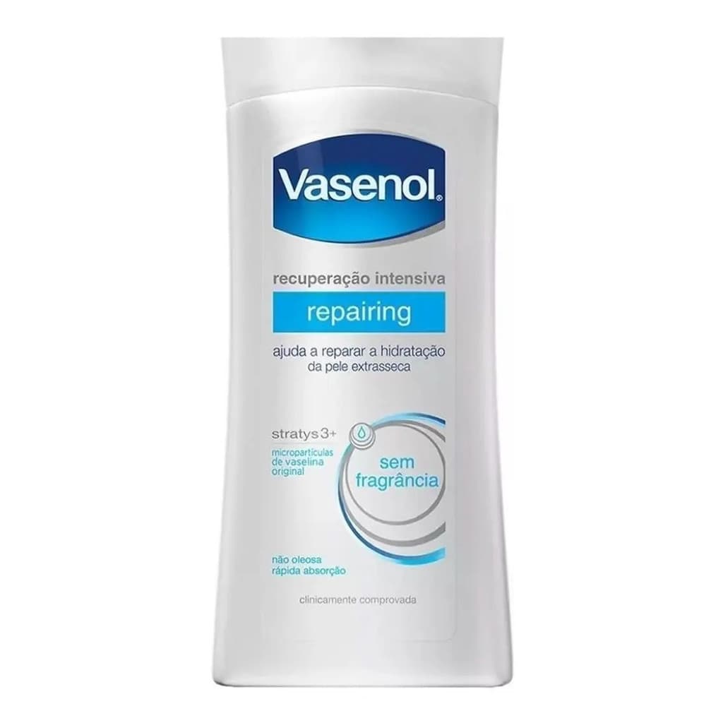 Hidratante Corporal Vasenol Recuperação Intensiva 200ml – Pele Seca e Extra Seca