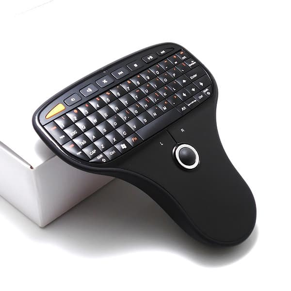 Teclado sem fio mouse Trackball mouse computador TV teclado ar mouse Set-Top Box 2.4G controle remoto Universal sem fio