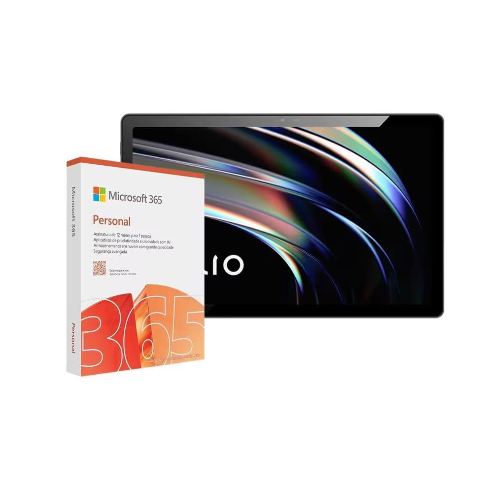 Tablet TL10 Tela 10.4 Polegadas 2K Android 13 128GB + Microsoft 365 Personal VAIO