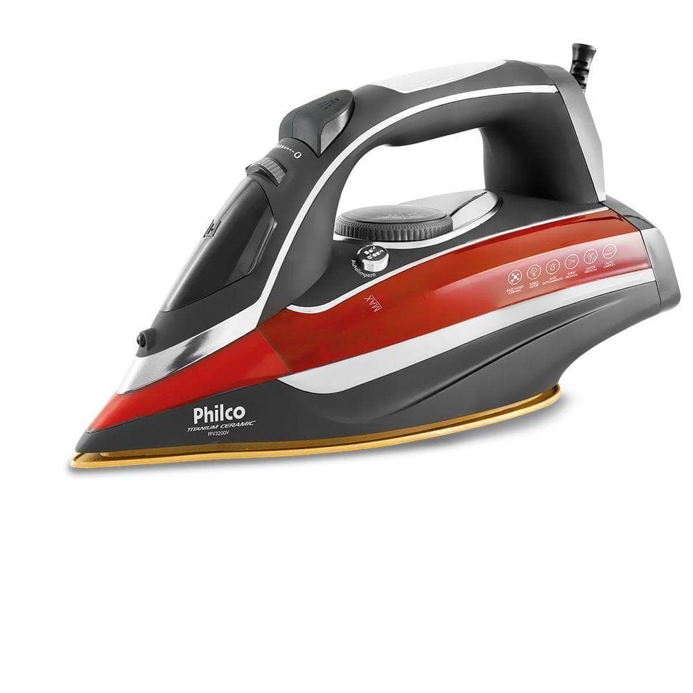 Ferro a Vapor Philco PFV3200V 2000W Base Cerâmica Cinza 220V