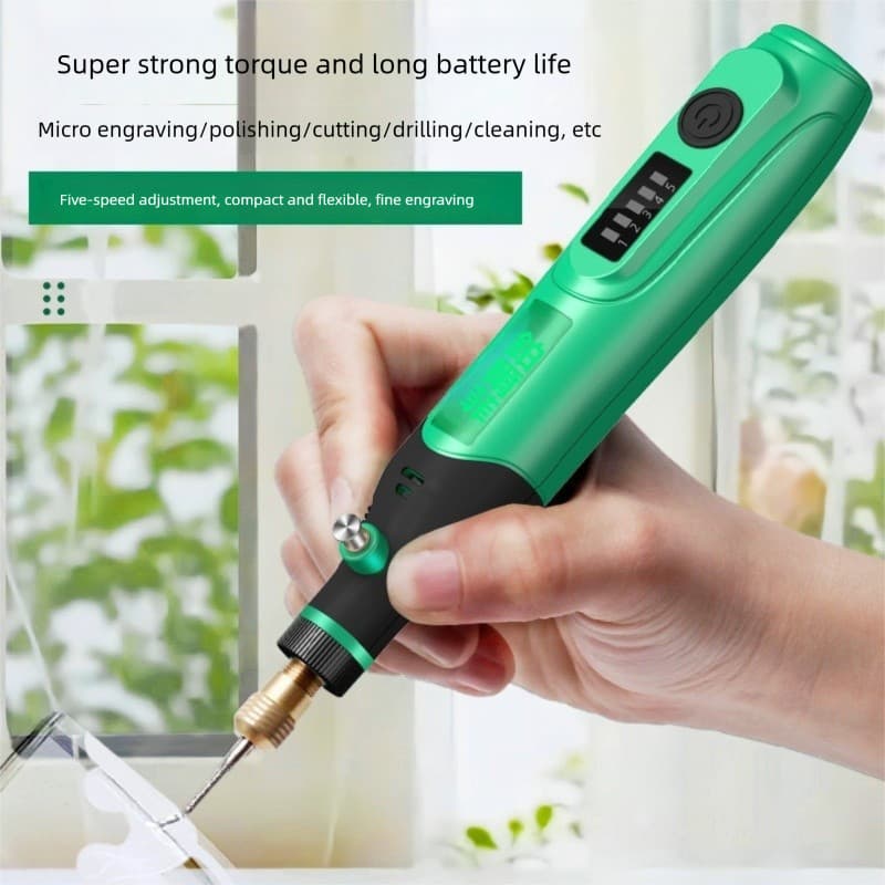 Esmerilhadeira elétrica, pequena ferramenta portátil para polimento e entalhe em jade, esmerilhadeira multifuncional par