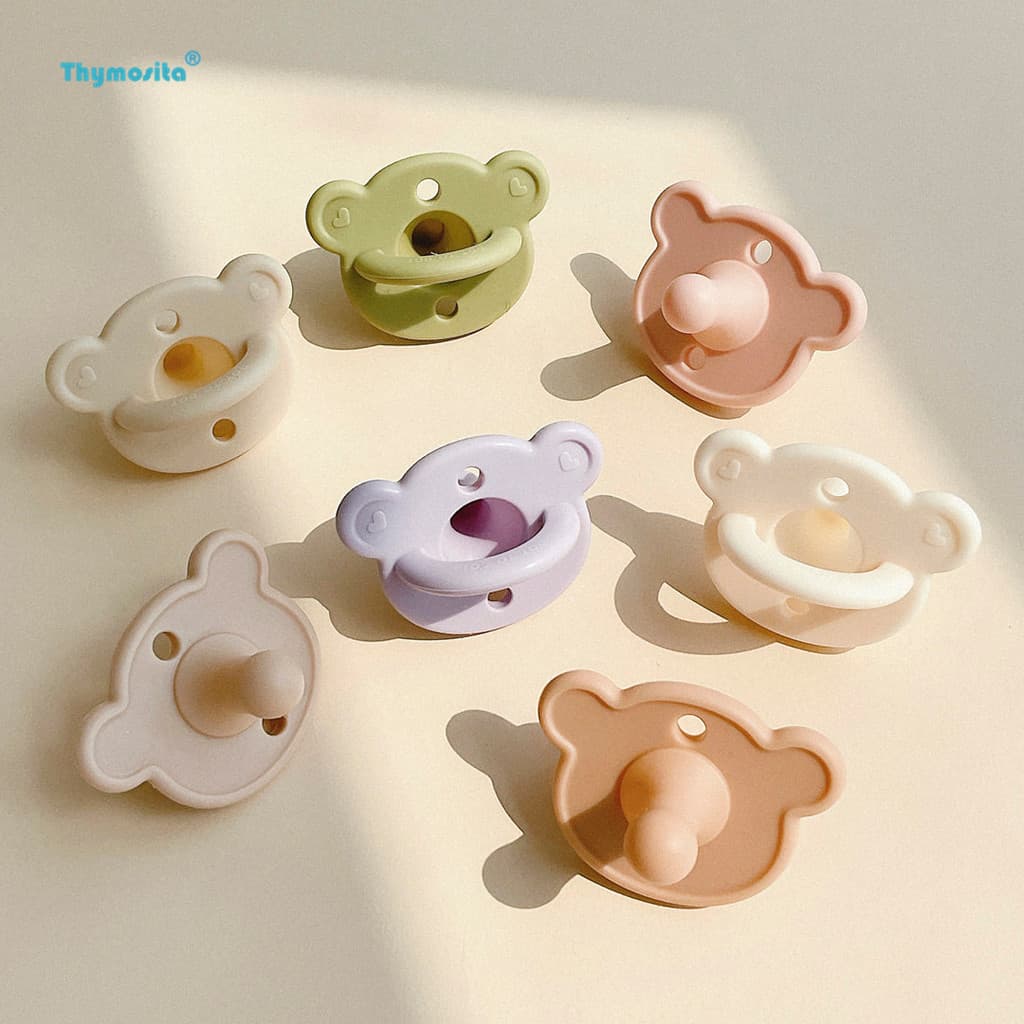 Chupeta de Silicone para bebê recém-nascido Anti-cólica 0-6 meses acima de um ano de idade chupeta macia para dormir
