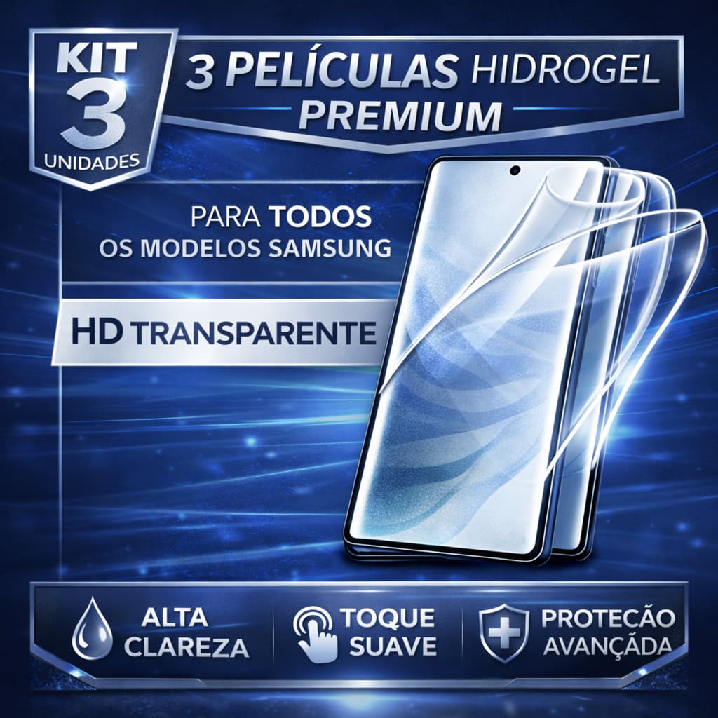 3 Películas De Hidrogel Para Samsung Galaxy Todos Modelos ZFLIP A S M Ultra Note Plus Fe S26 S25 S24 S23 S22 S21 S20 S10