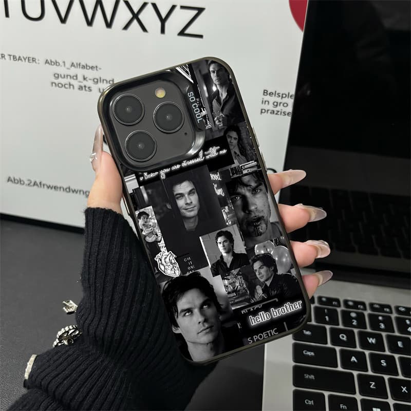 Capinha celular Diários de um Vampiro para iPhone 12 13 xr xs max 11 16 14 pro max 15 plus Capa silicone