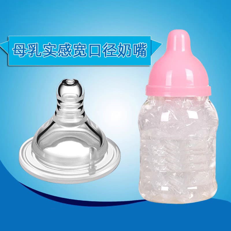 Chupeta de calibre padrão em barril, chupeta de Silicone com sentido Real para amamentação de bebês, chupeta de alimenta