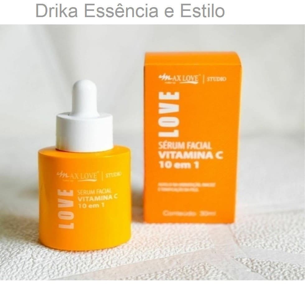 ✨ Sérum Facial Vitamina C 10 em 1 Max Love – Antioxidante, Clareador e HidratanteKQ434WV2