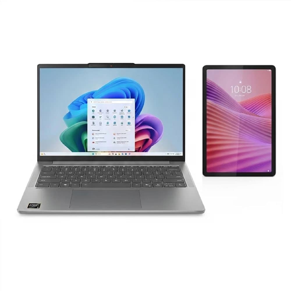 Notebook Lenovo 14 Ideapad Slim 5 83NJ0002BR Windows 11 Ryzen AI 5 + Tab Full HD 10.1 Android 14