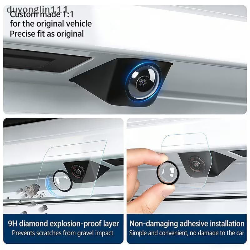 (duyonglin111) Protetor Universal De Lente De Câmera De Visão Traseira De Carro Conjunto De 2 Ou 10 Peças HD Filme À Pro