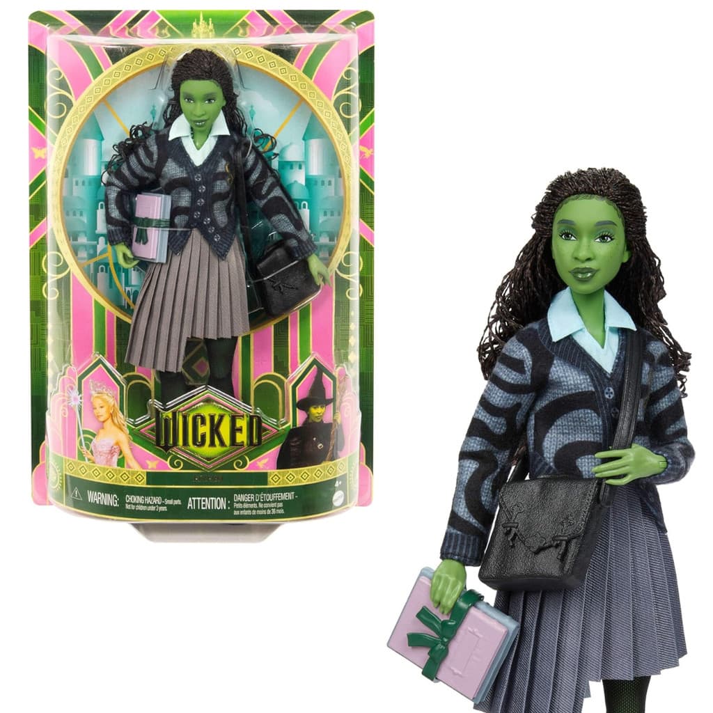 Boneca Articulada Wicked Hero School Elphaba JDG10 - Mattel