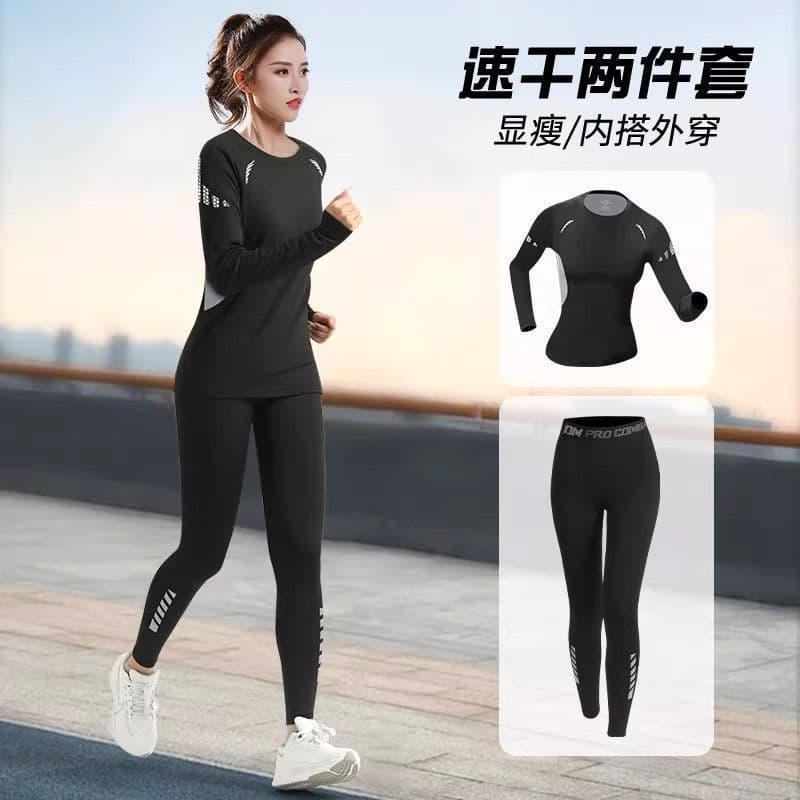 Correndo roupas de secagem rápida feminino terno esportivo ao ar livre montanhismo ao ar livre Wear Fitness Yoga roupas 