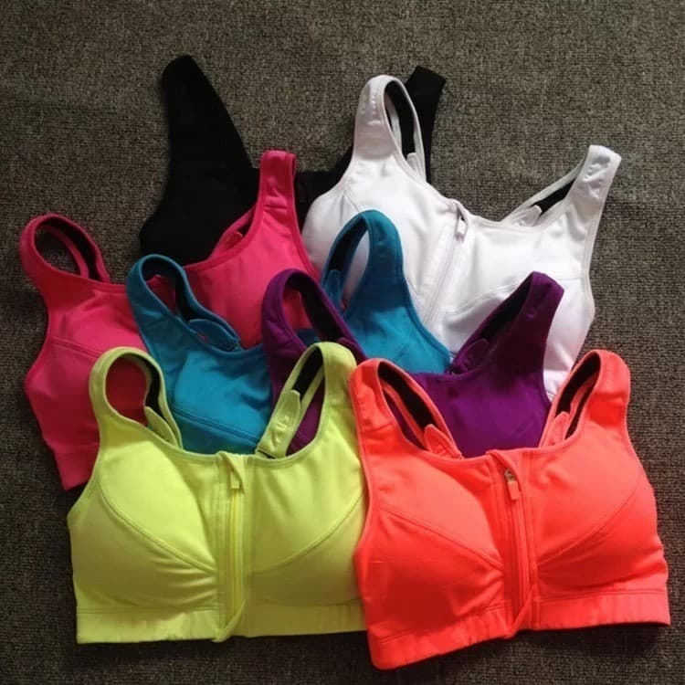 Roupas de Yoga femininas roupas de Fitness salto exercício correndo com almofada no peito à prova de choque colete espor